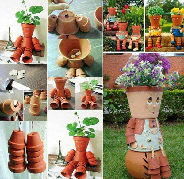 Clay Pot Flower People