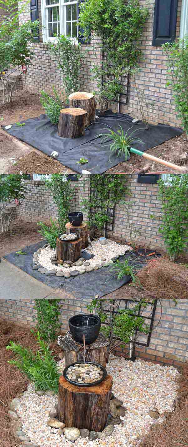 DIY Backyard Fountain