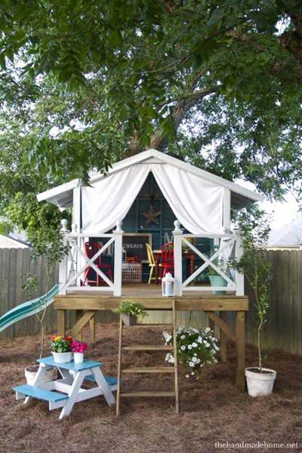 Treehouse and Tent