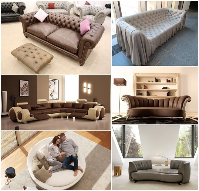 10 Unique Leather Sofa Designs For Your, Unique Leather Furniture