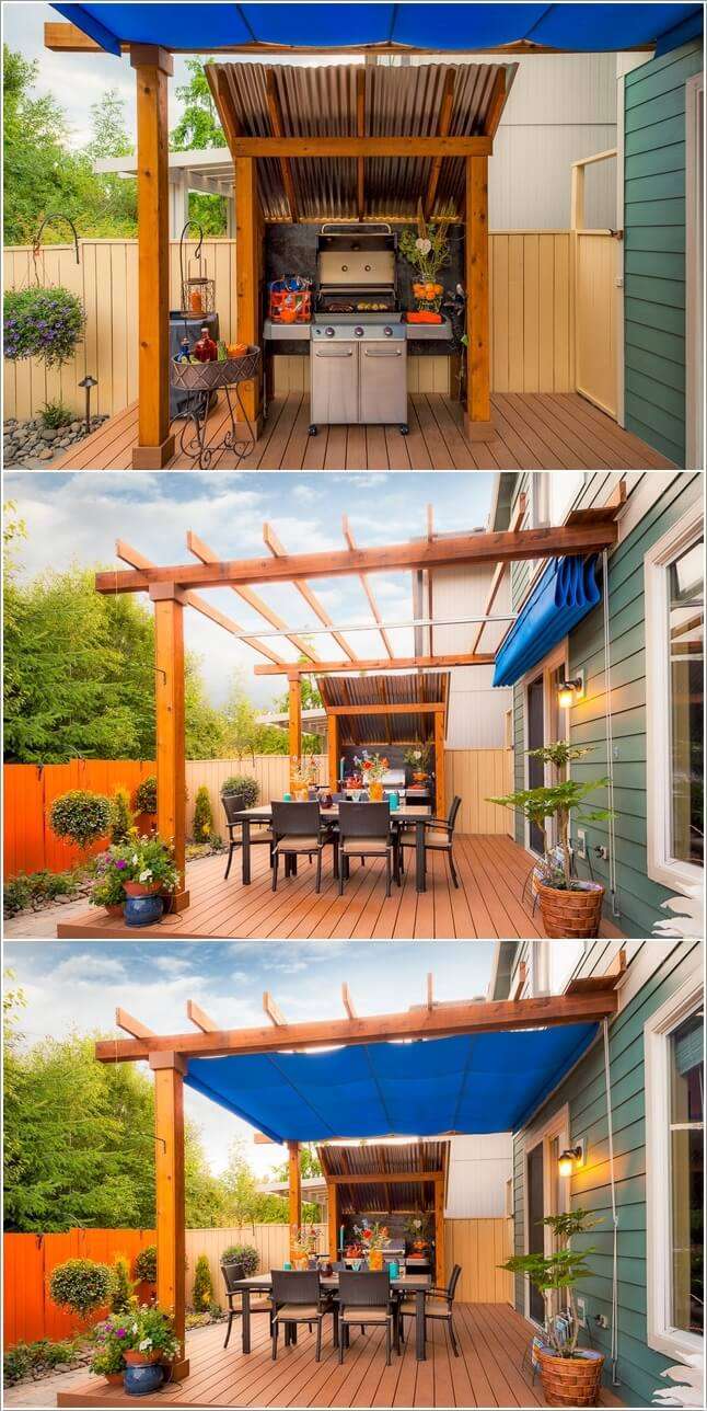 15 cool ways to design a barbecue grill area