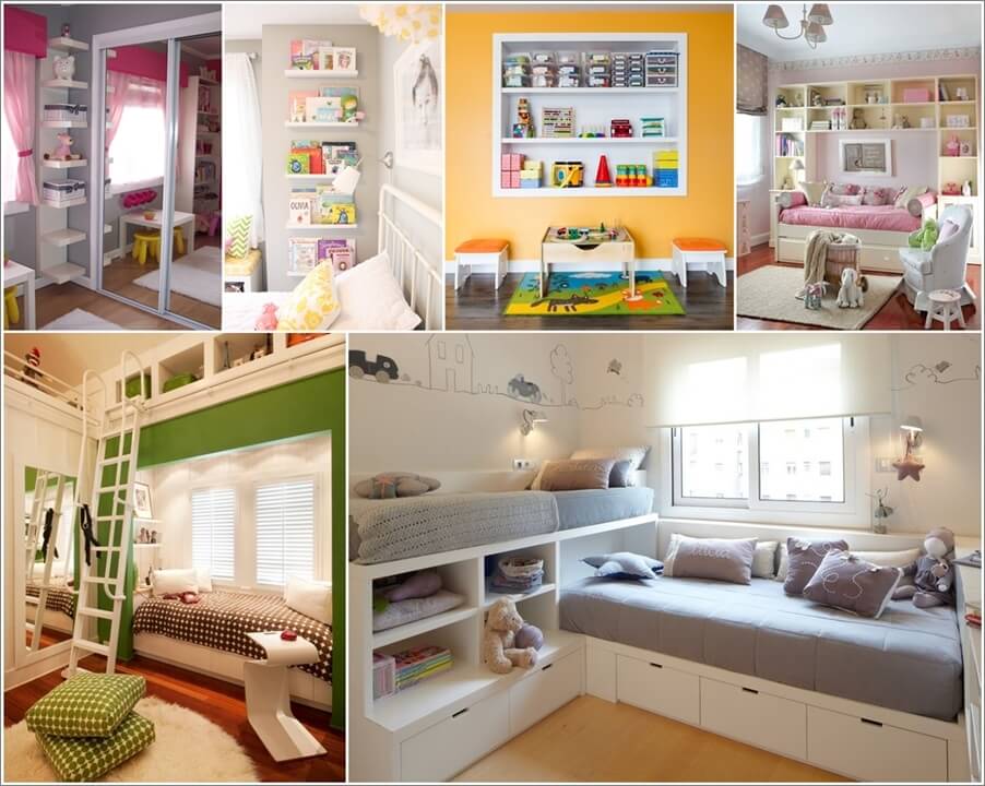 storage ideas for small childrens bedrooms