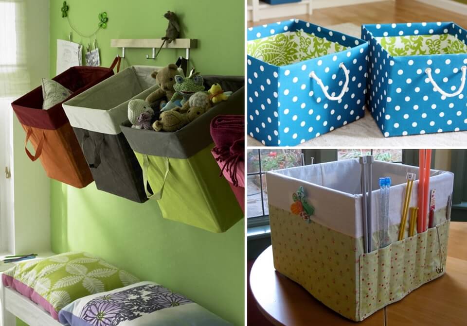15 Awesome DIY Storage Bins for You to Make