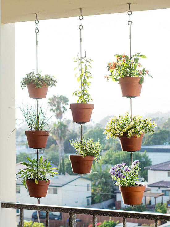 9. Hanging plants make everything better.