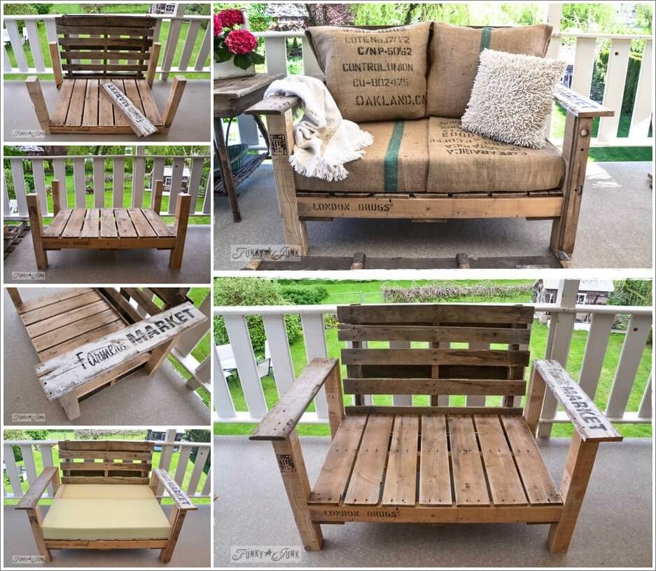 Build This Pallet Wood Chair for Your Patio 1