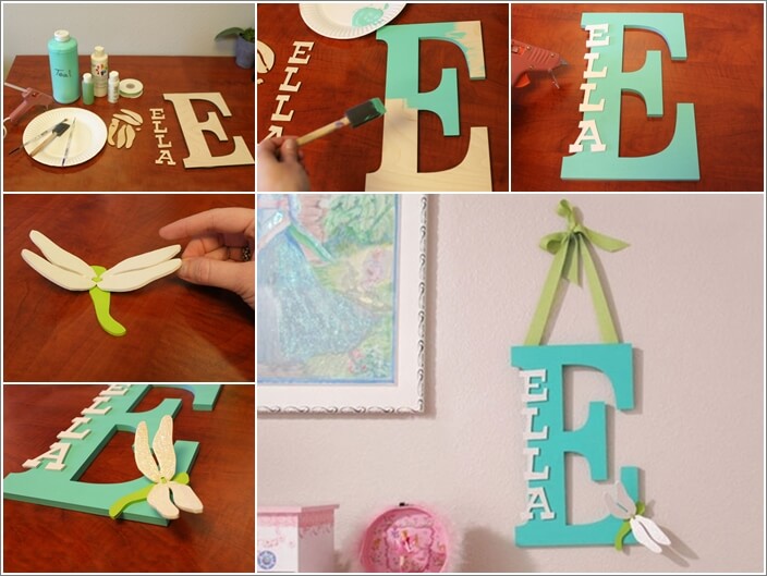 Make a Kids' Room Monogram from Wooden Letters