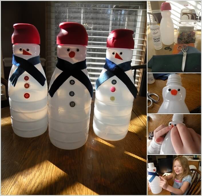 Make A Snowman from No Snow Materials This Winter 7