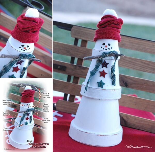 Make A Snowman from No Snow Materials This Winter 8