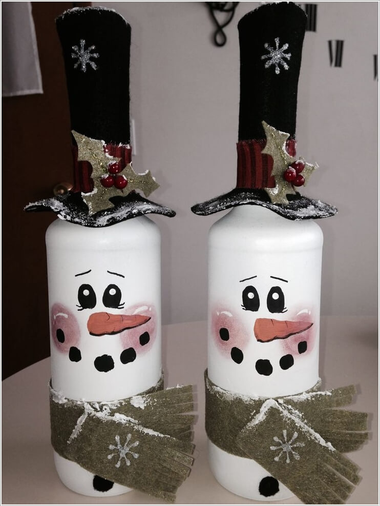 Make A Snowman from No Snow Materials This Winter 9