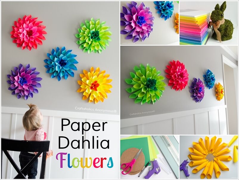These Paper Dahlia Flowers Will Give You an Itch of Crafting