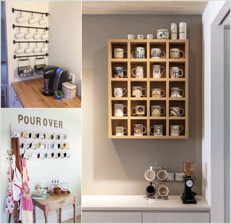 cool and creative mug storage ideas for your kitchen