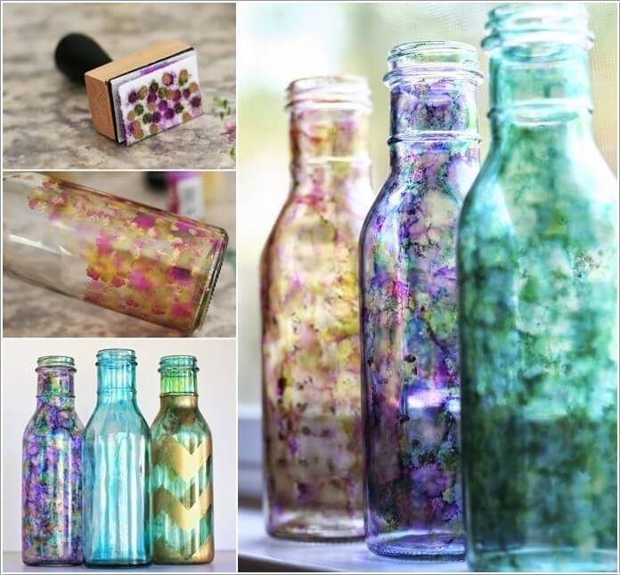 Cool Ways to Decorate Glass Bottles 3