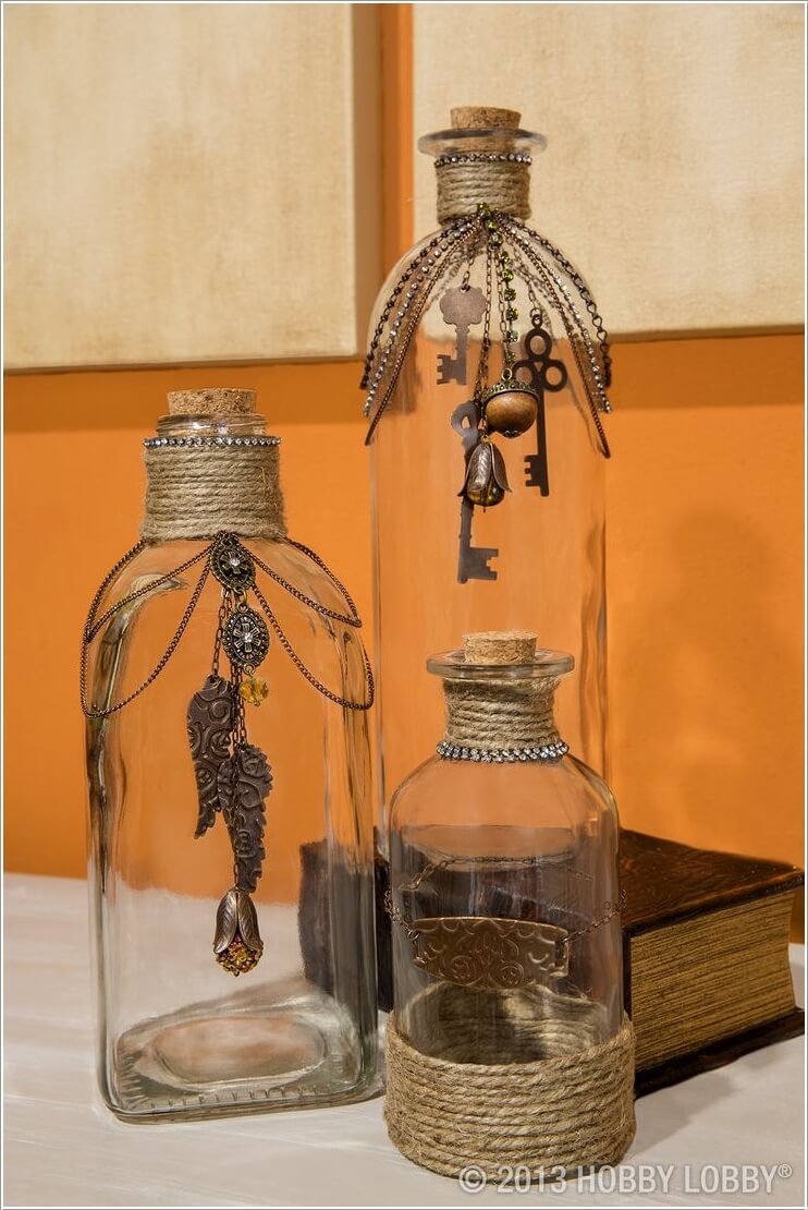 Cool Ways to Decorate Glass Bottles 5