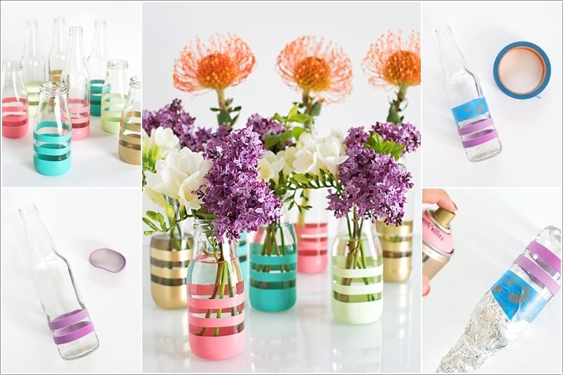 Cool Ways to Decorate Glass Bottles 6