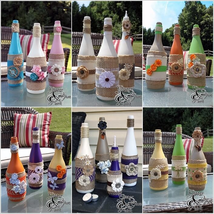 Cool Ways to Decorate Glass Bottles 8
