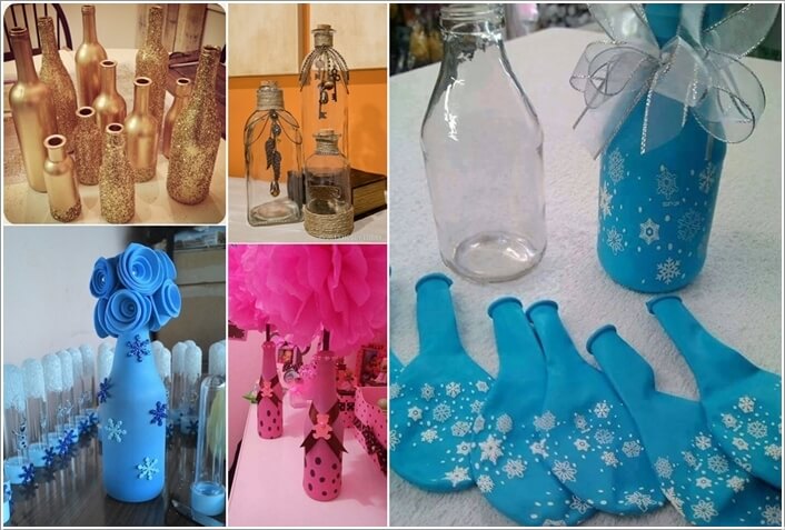 Cool Ways to Decorate Glass Bottles a