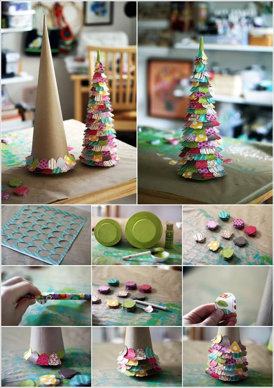 How Lovely These Petal Christmas Trees Are! 1