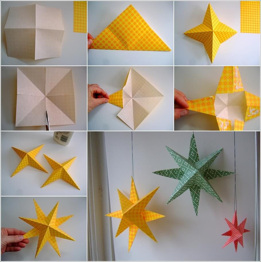 Make These Easy Paper Stars for Christmas 1
