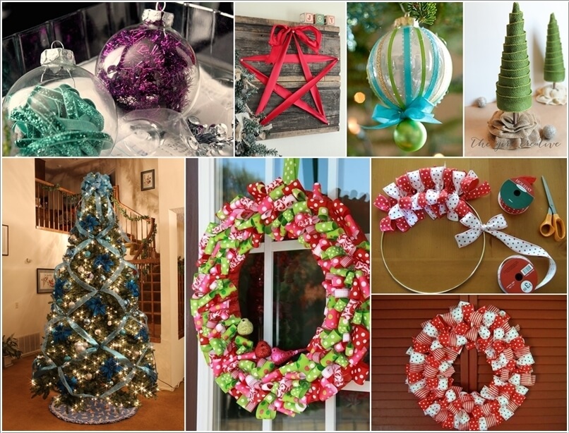 Make This Year's Christmas Decor with Ribbons a