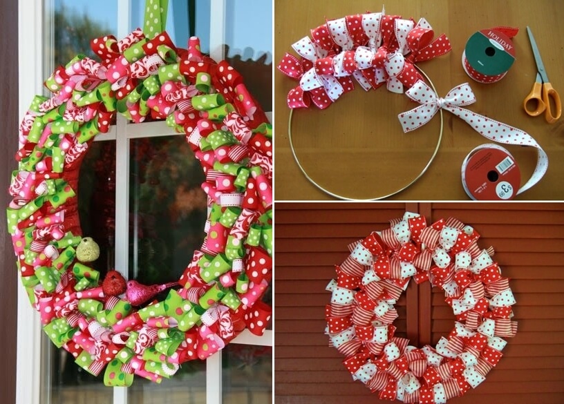 Make This Year's Christmas Decor with Ribbons