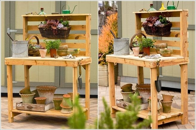 Make Your Own Potting Bench If You Have a Green Thumb 3