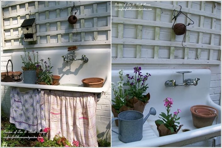 Make Your Own Potting Bench If You Have a Green Thumb 7