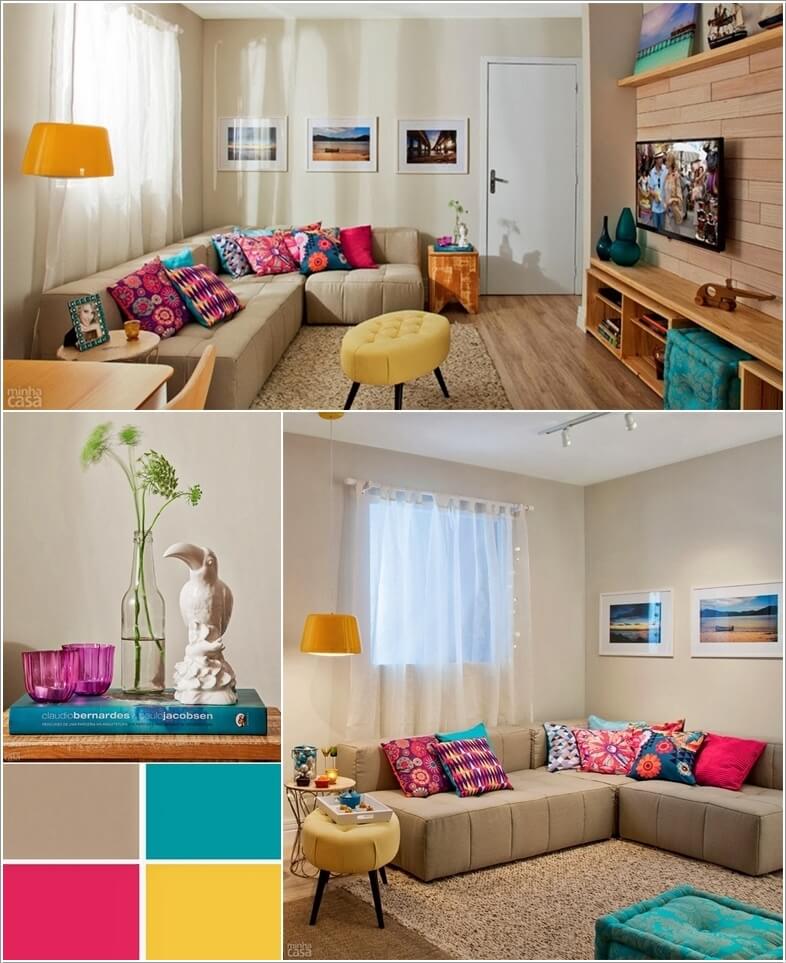 Spread Colors and Life in Your Neutral Living Room 1