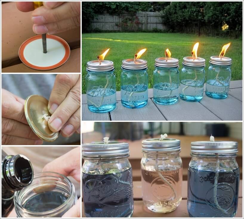These Mason Jar Candles Would Look Lovely on a Winter Bonfire 1