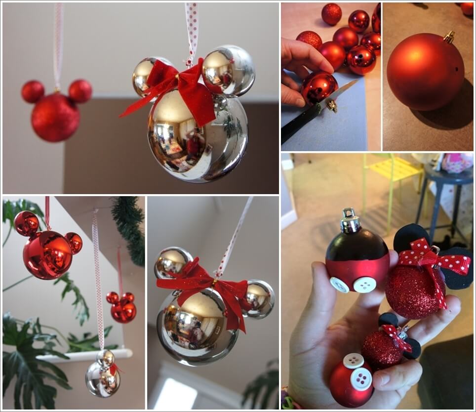 These Mickey Mouse Christmas Ornaments Are Just Adorable 1