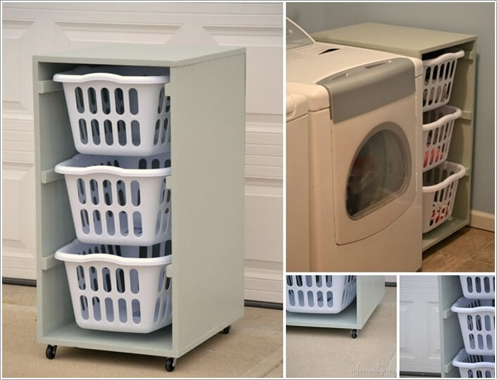 10 Practical DIY Projects for Laundry Room Organization 1