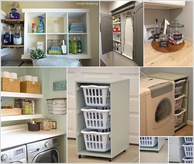 10 Practical DIY Projects for Laundry Room Organization a