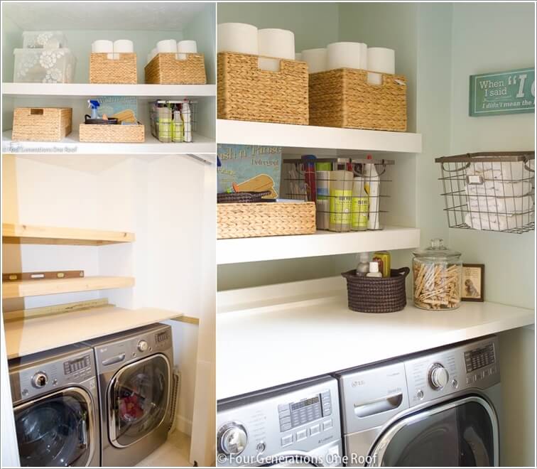 10 Practical DIY Projects for Laundry Room Organization 4