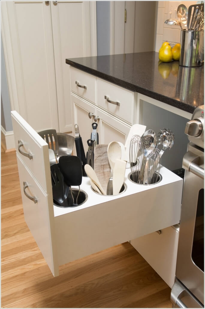 15 Practical Utensil Storage Ideas for Your Kitchen 1