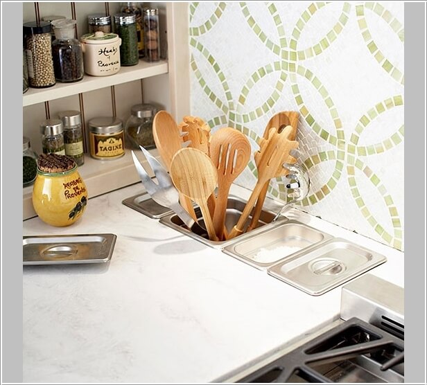 15 Practical Utensil Storage Ideas for Your Kitchen 11