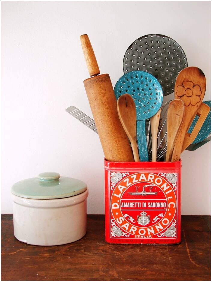 15 Practical Utensil Storage Ideas for Your Kitchen 12