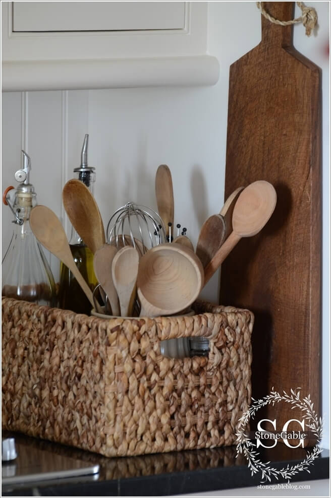 15 Practical Utensil Storage Ideas for Your Kitchen 14