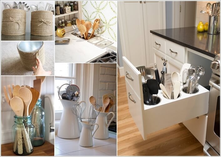 15 Practical Utensil Storage Ideas for Your Kitchen a