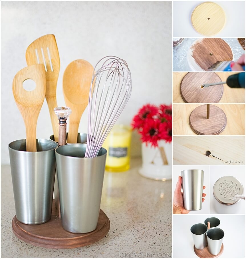 15 Practical Utensil Storage Ideas for Your Kitchen 8