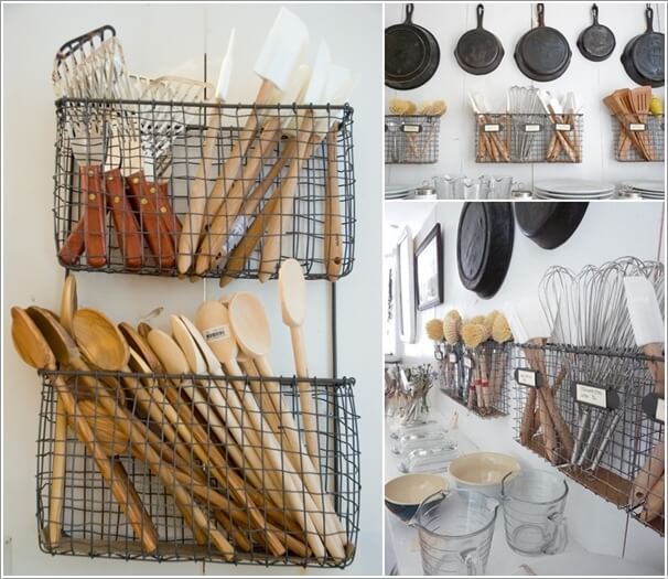 15 Practical Utensil Storage Ideas for Your Kitchen 10