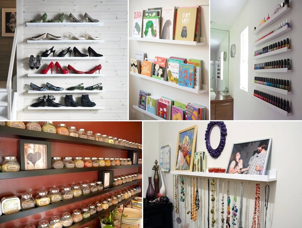 20 Clever Ideas to Use IKEA Picture Ledges