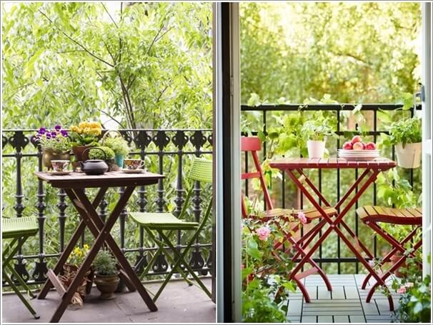 Add Spice to Your Balcony with a Cool Table 6