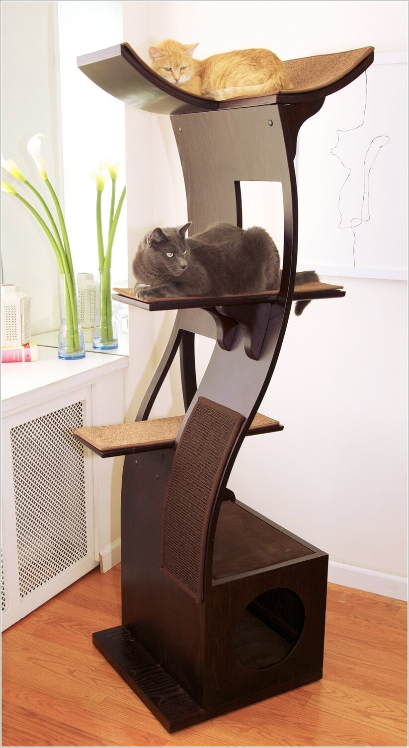 Cool Cat Tree Furniture Designs Your Cat Will Love 2