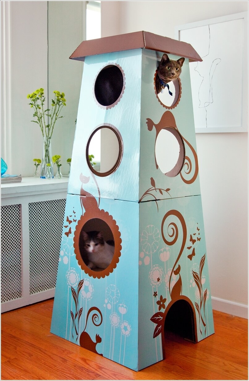 Cool Cat Tree Furniture Designs Your Cat Will Love 4