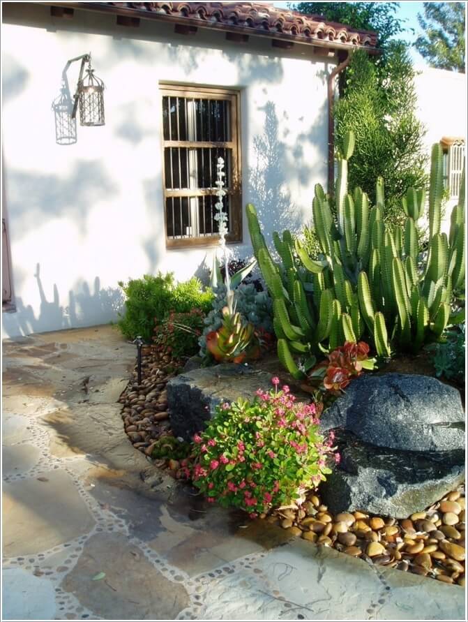 Decorate Your Home's Outdoor with Pebbles 5
