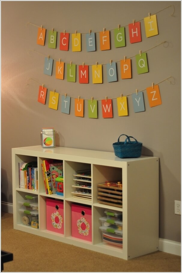 Decorate Your Kids' Playroom Wall with a Creative Idea 3
