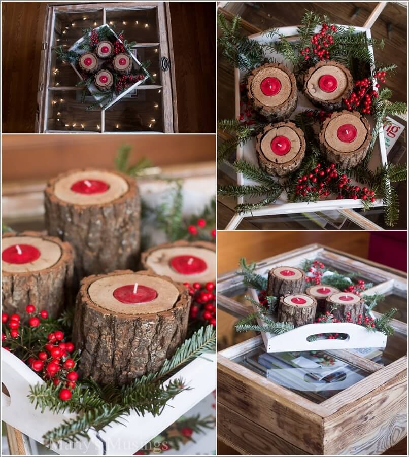 How About Making Log Christmas Decorations 5