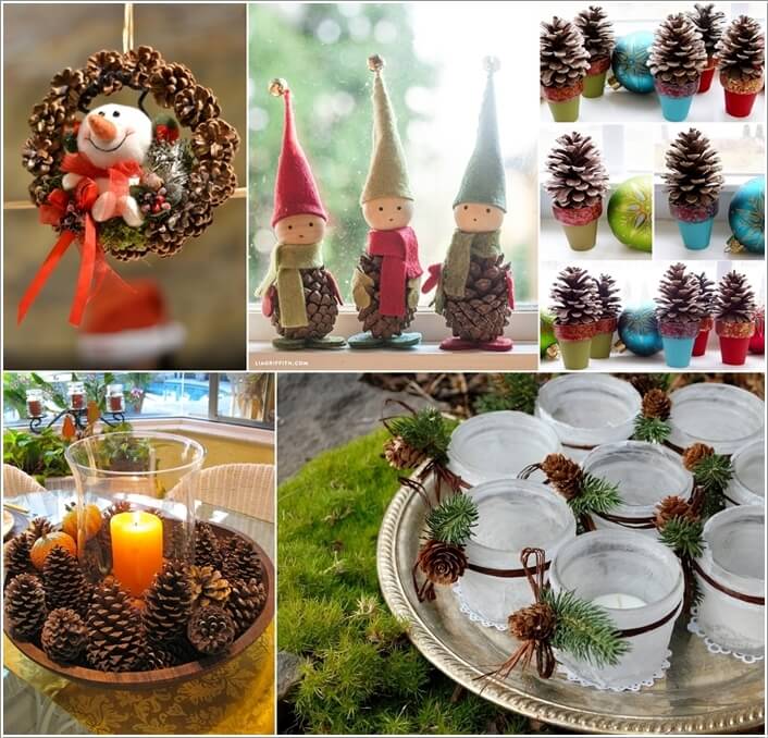 How To Make Decor Projects with Mini Pine Cones a