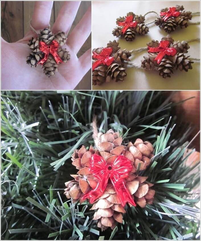 How To Make Decor Projects with Mini Pine Cones 4