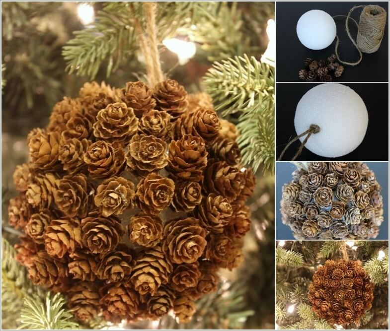How To Make Decor Projects with Mini Pine Cones 5