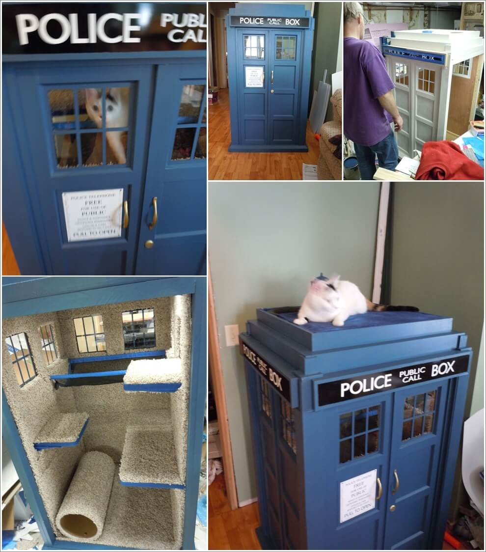 Look! Here is A Cool Tardis Cat Fort Project 1
